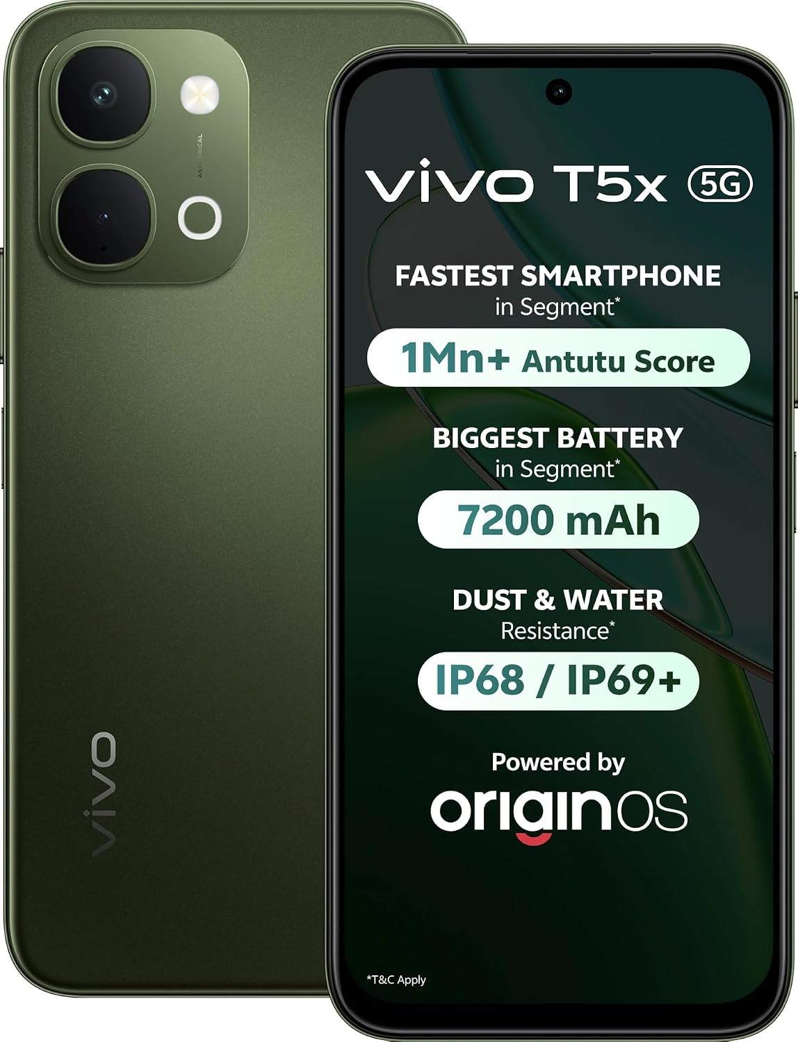 Vivo T4x 5G (Marine Blue, 128 GB) (8 GB RAM)